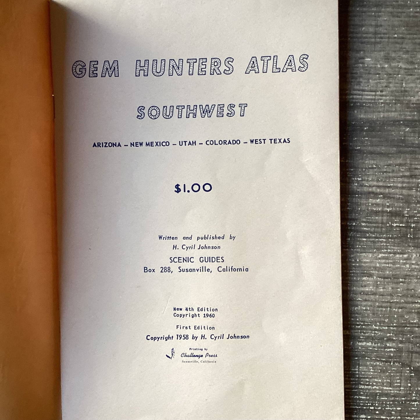 Gem Hunters Atlas - Southwest
By H Cyril Johnson