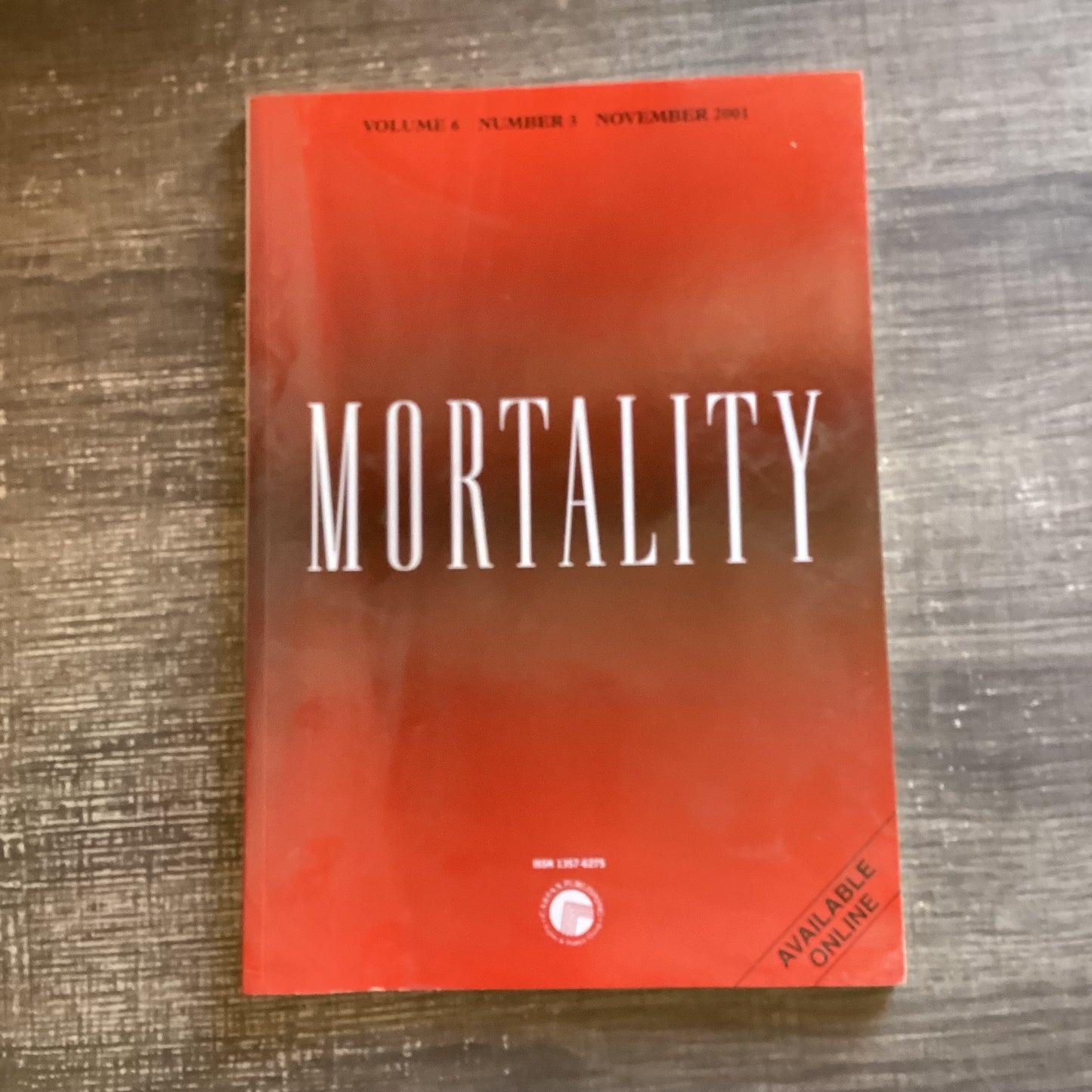 Mortality
Volume 6, Number 3, November 2003