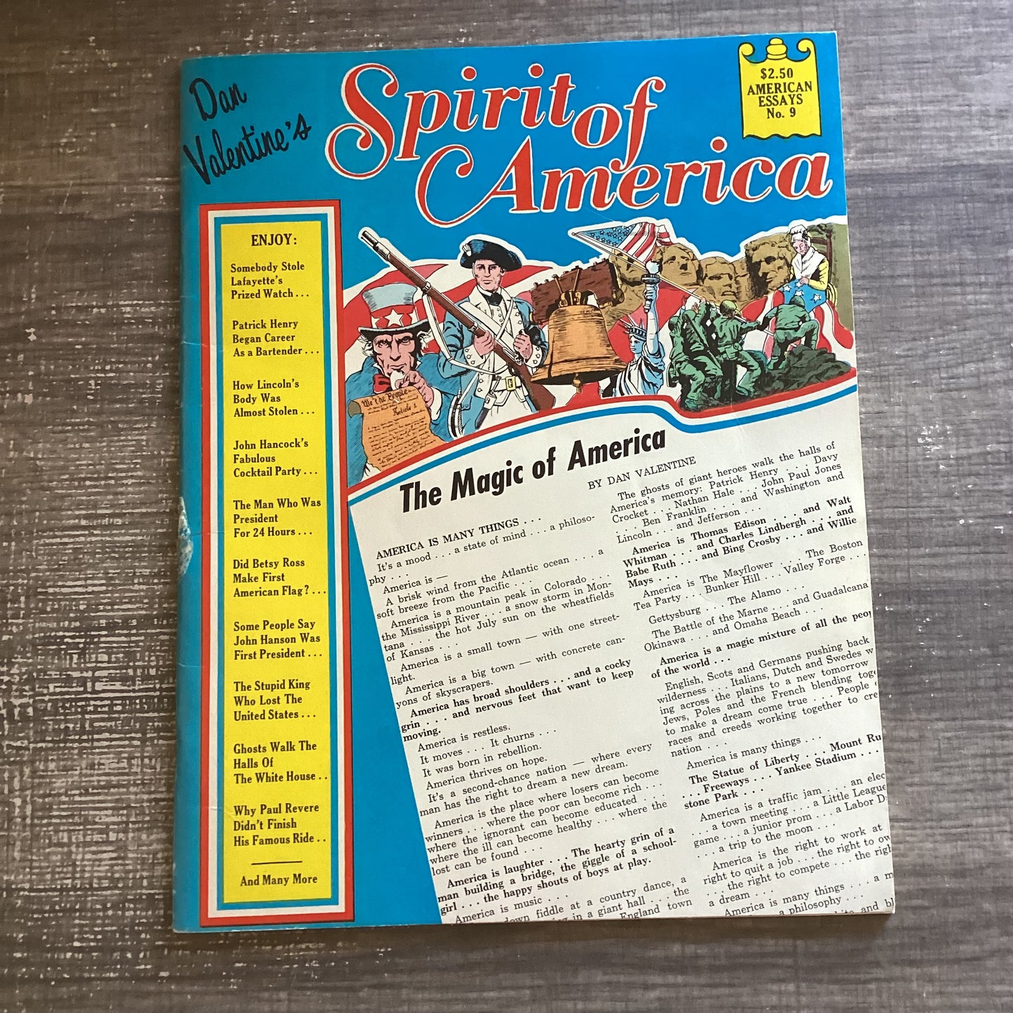 Spirit of America, The Magic of America
By Dan Valentine