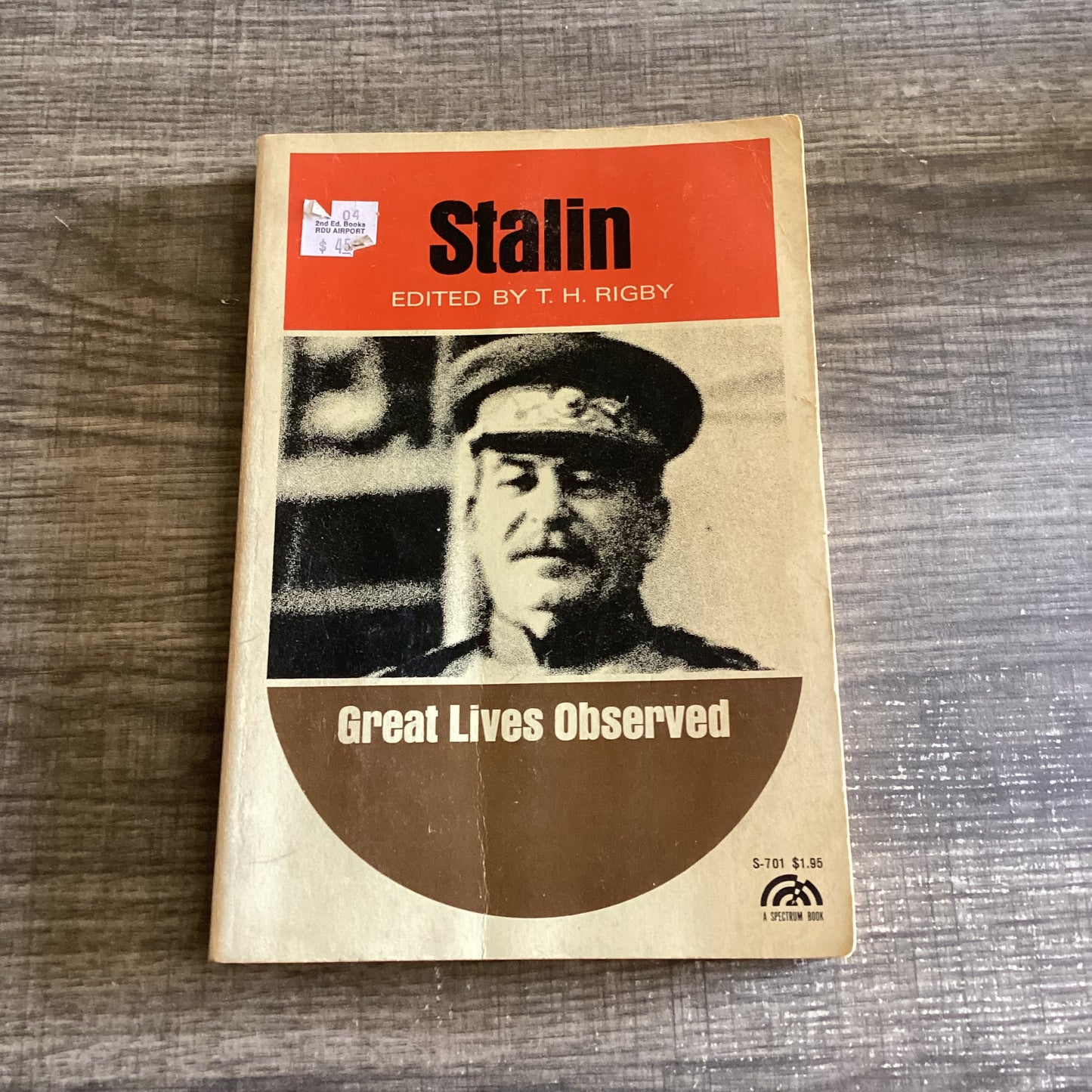 Stalin 
Great lives Observed 
By T H Rigby