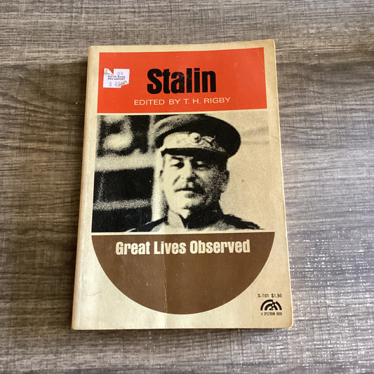 Stalin 
Great lives Observed 
By T H Rigby