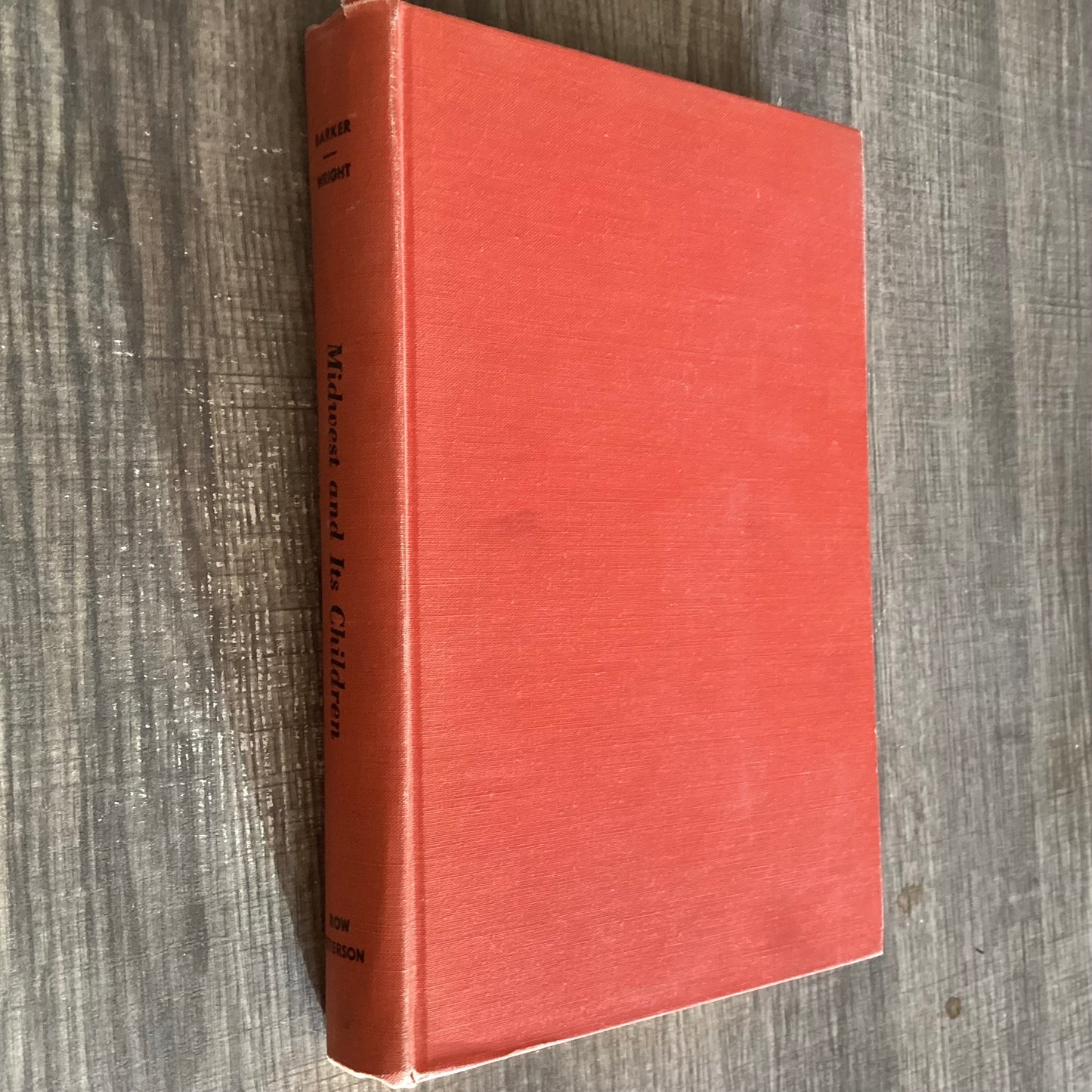 Midwest and Its Children 
By Roger G Barker
The Psychological  Ecology of An American Town