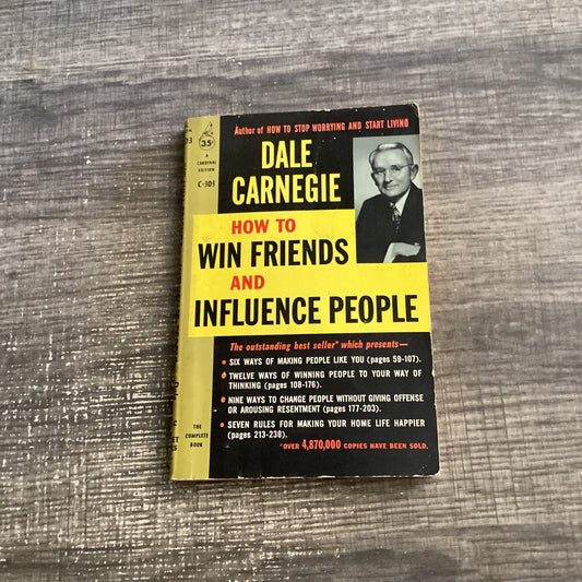 How to Win friends and influence people
By Dale Carnegie